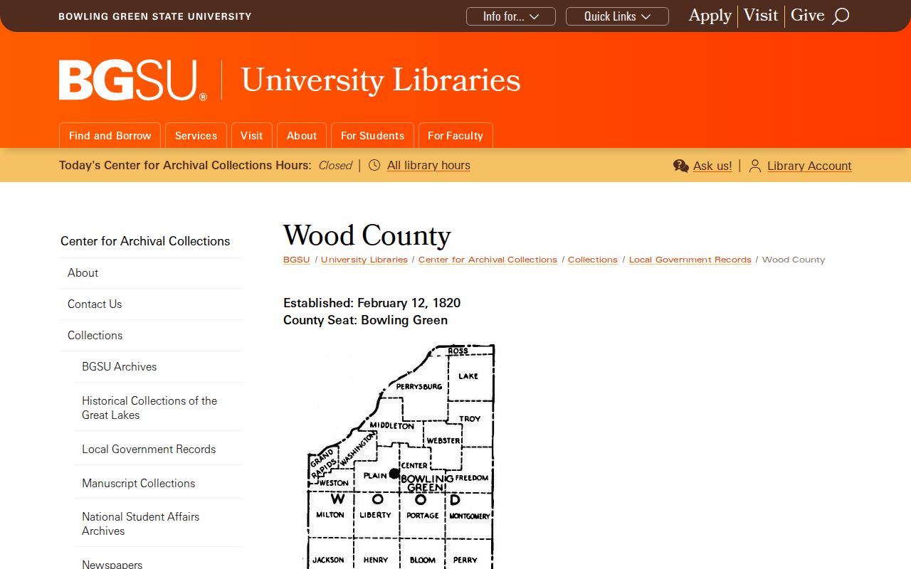Perrysburg city directory archival research in the BGSU Wood County guide