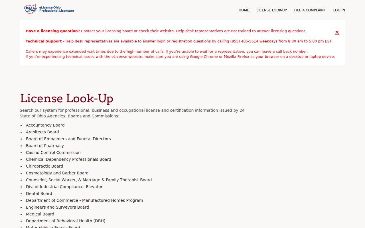 Perrysburg residents directory Ohio license verification source