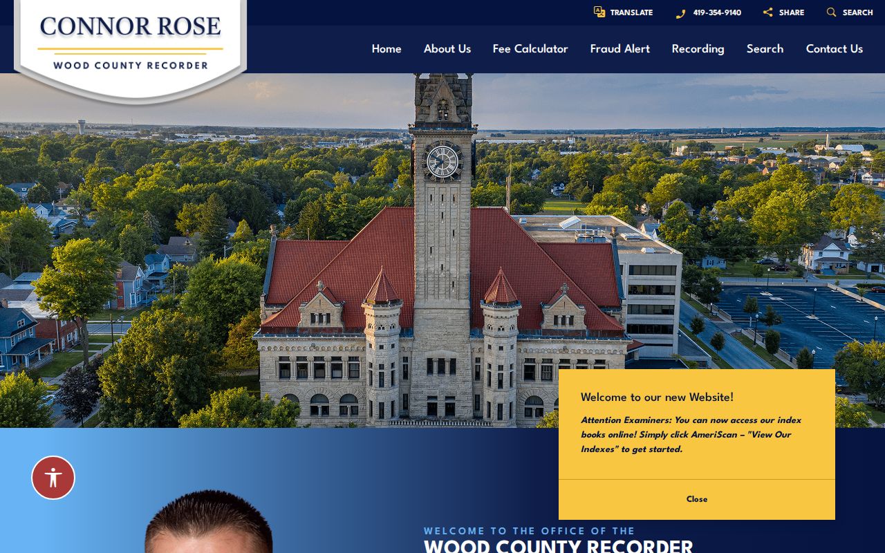 Perrysburg residents directory Wood County Recorder search options
